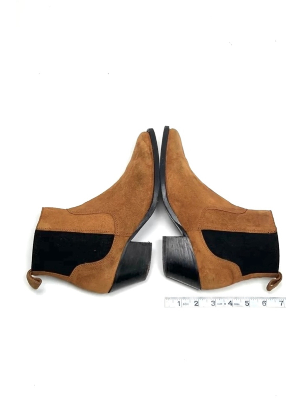 Everlane Womans Boots Tan Brown Suede The Western Boot Ankle Southwest 6.5 - Picture 7 of 7